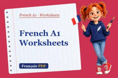 French A1 Worksheets – French A1 worksheets with Zoé, the Français PDF coach