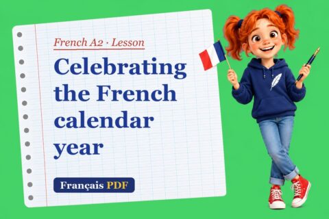 Celebrating the French calendar year – French A2 lesson with Zoé, the Français PDF coach