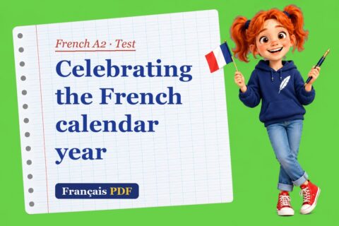 Celebrating the French calendar year – French A2 test with Zoé, the Français PDF coach