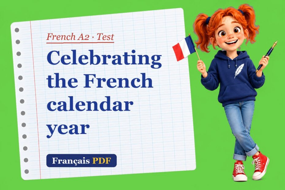 Celebrating the French calendar year – French A2 test with Zoé, the Français PDF coach