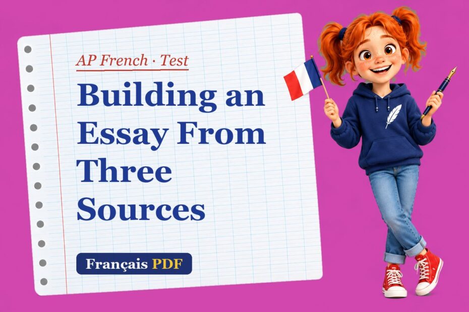 Building an Essay From Three Sources – AP French test with Zoé, the Français PDF coach