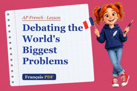 Debating the World's Biggest Problems – AP French lesson with Zoé, the Français PDF coach