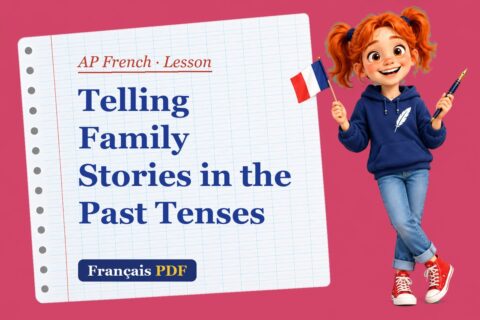 Telling Family Stories in the Past Tenses – AP French lesson with Zoé, the Français PDF coach