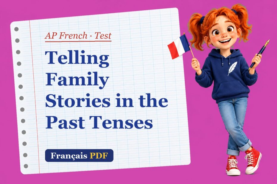 Telling Family Stories in the Past Tenses – AP French test with Zoé, the Français PDF coach