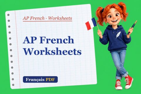 AP French Worksheets – AP French worksheets with Zoé, the Français PDF coach