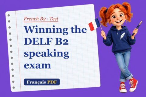 Winning the DELF B2 speaking exam – French B2 test with Zoé, the Français PDF coach