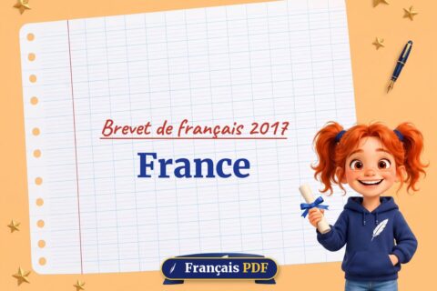 France : brevet de français 2017, illustration Français PDF