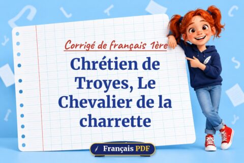 Chrétien de Troyes, Le Chevalier de la charrette : corrigé de français 1ère, illustration Français PDF