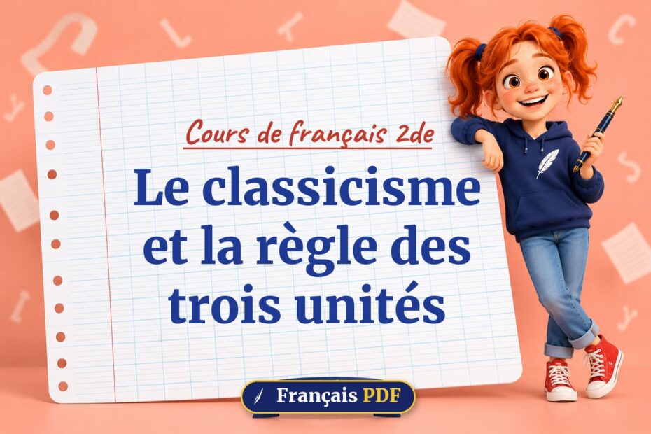 Le classicisme et la règle des trois unités : cours de français 2de, illustration Français PDF