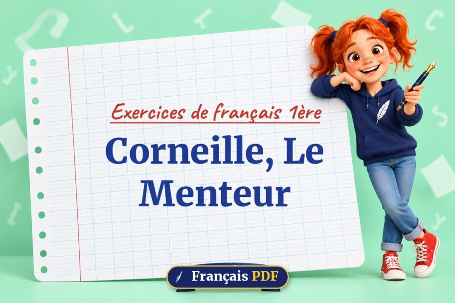 Corneille, Le Menteur : exercices de français 1ère, illustration Français PDF