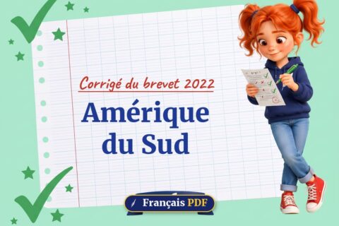 Amérique du Sud : corrigé du brevet 2022, illustration Français PDF