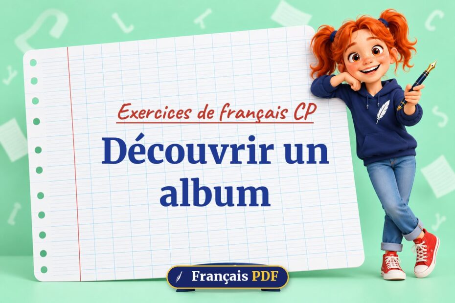 Découvrir un album : exercices de français cp, illustration Français PDF