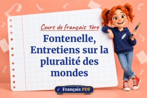 Fontenelle, Entretiens sur la pluralité des mondes : cours de français 1ère, illustration Français PDF