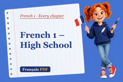 French 1 – High School – French 1 every chapter with Zoé, the Français PDF coach