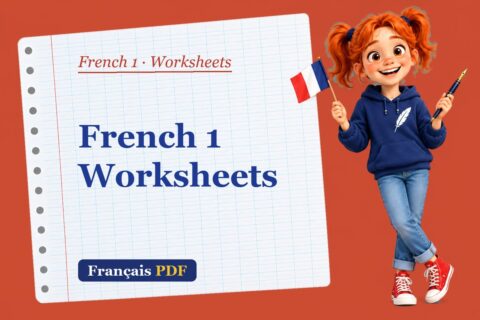 French 1 Worksheets – French 1 worksheets with Zoé, the Français PDF coach