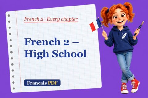 French 2 – High School – French 2 every chapter with Zoé, the Français PDF coach