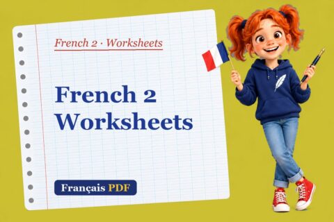 French 2 Worksheets – French 2 worksheets with Zoé, the Français PDF coach