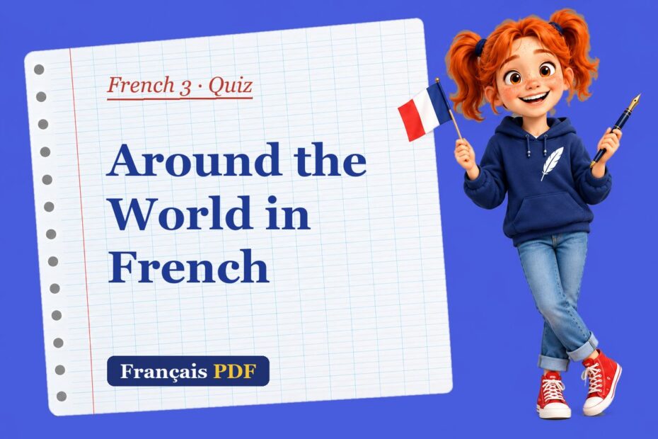 Around the World in French – French 3 quiz with Zoé, the Français PDF coach