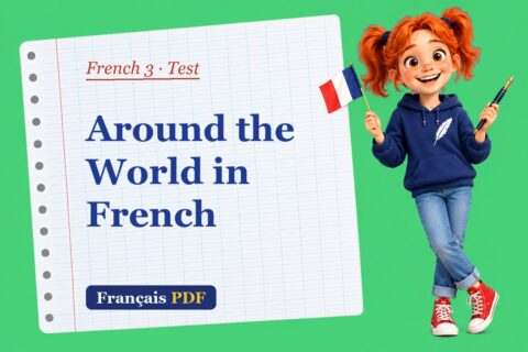 Around the World in French – French 3 test with Zoé, the Français PDF coach