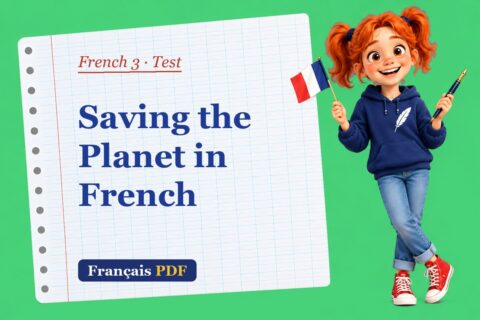Saving the Planet in French – French 3 test with Zoé, the Français PDF coach