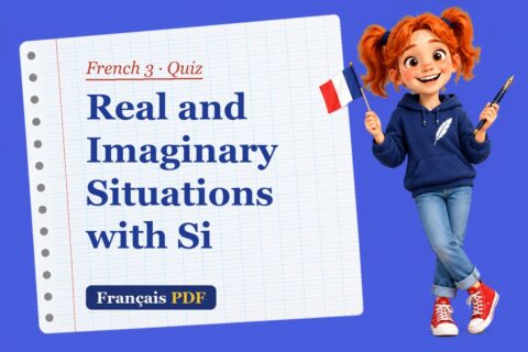 Real and Imaginary Situations with Si – French 3 quiz with Zoé, the Français PDF coach
