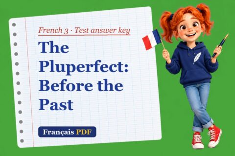 The Pluperfect: Before the Past – French 3 test answer key with Zoé, the Français PDF coach