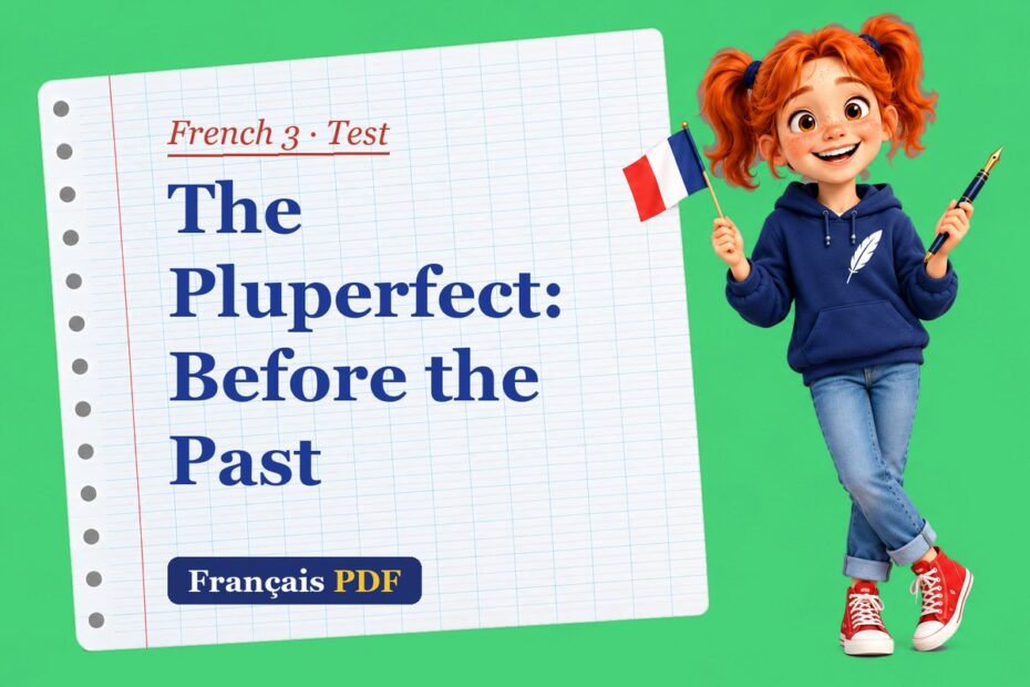 The Pluperfect: Before the Past – French 3 test with Zoé, the Français PDF coach