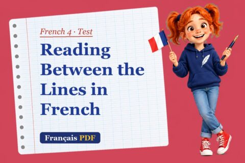 Reading Between the Lines in French – French 4 test with Zoé, the Français PDF coach