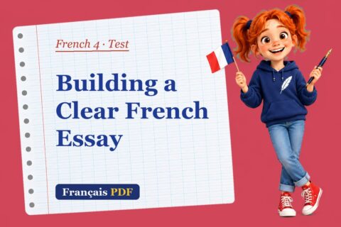 Building a Clear French Essay – French 4 test with Zoé, the Français PDF coach