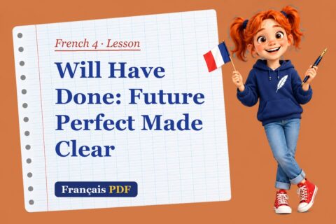 Will Have Done: Future Perfect Made Clear – French 4 lesson with Zoé, the Français PDF coach