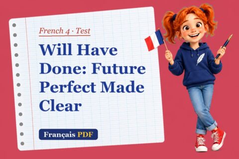 Will Have Done: Future Perfect Made Clear – French 4 test with Zoé, the Français PDF coach