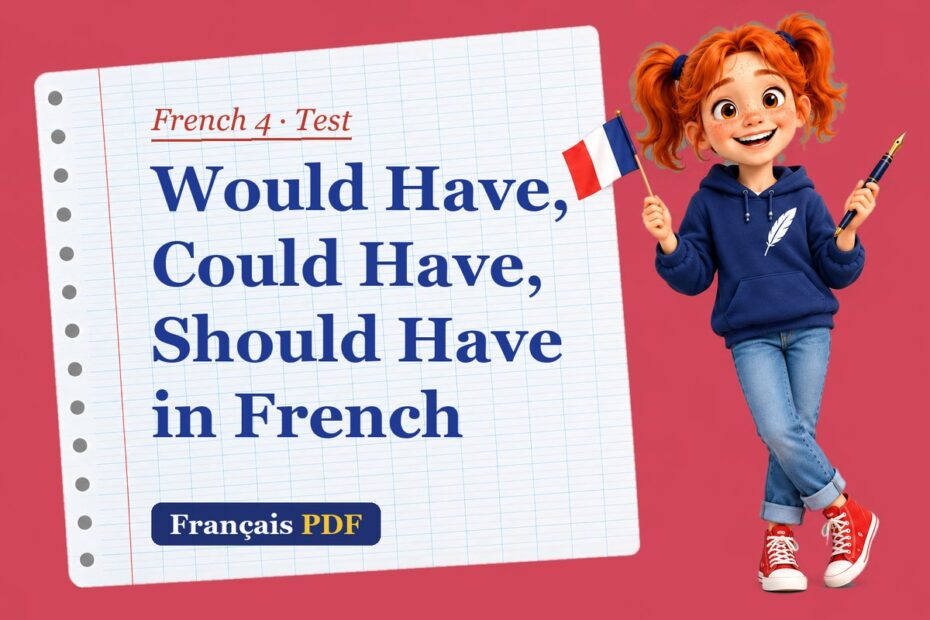 Would Have, Could Have, Should Have in French – French 4 test with Zoé, the Français PDF coach