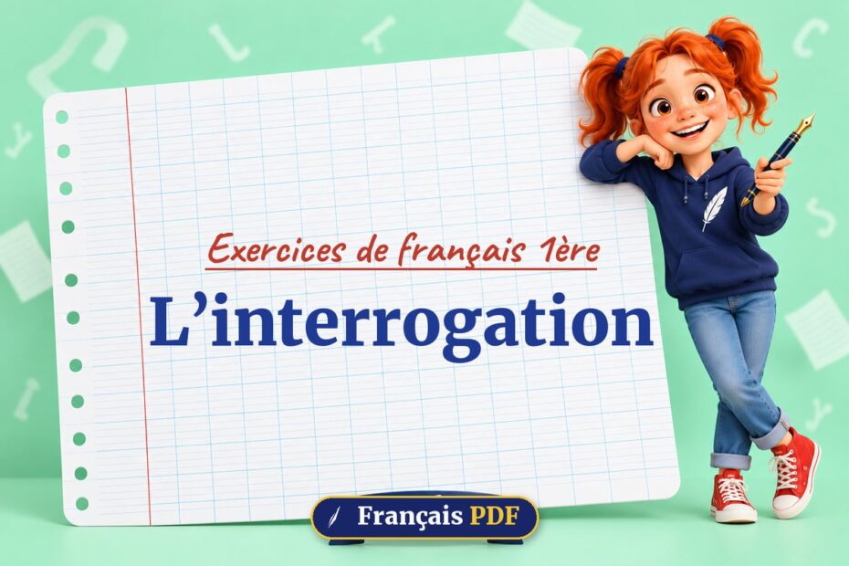 L’interrogation : exercices de français 1ère, illustration Français PDF