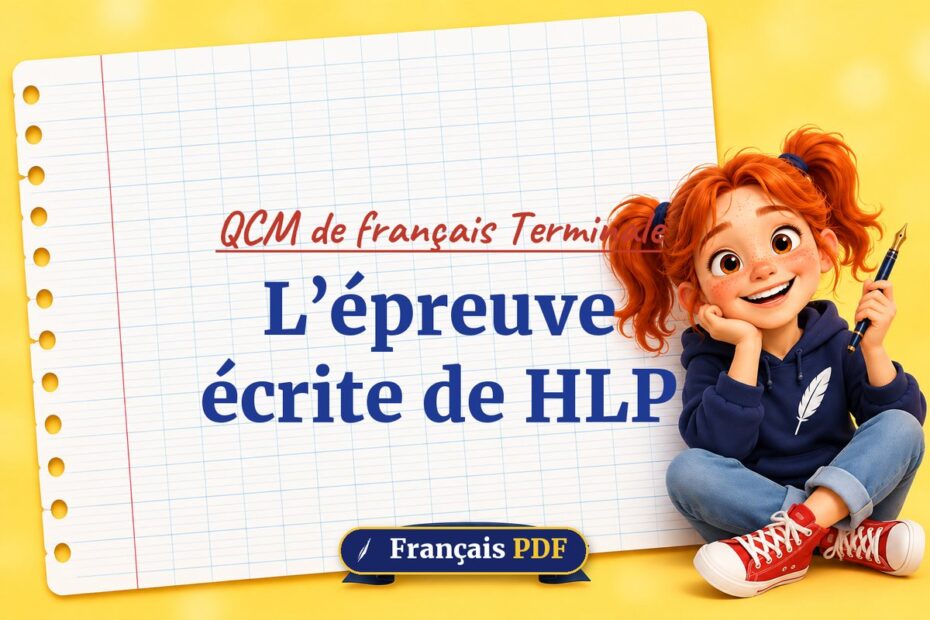 L’épreuve écrite de HLP : QCM de français terminale, illustration Français PDF