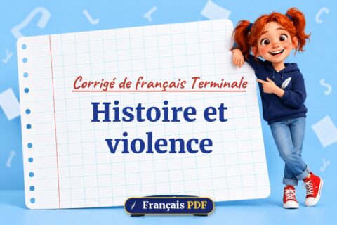 Histoire et violence : corrigé de français terminale, illustration Français PDF