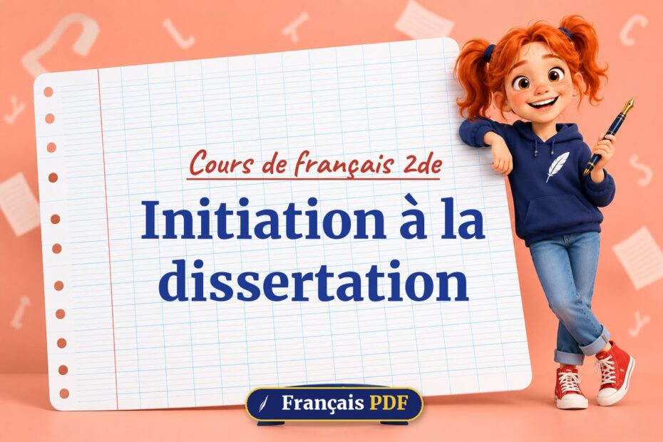 Initiation à la dissertation : cours de français 2de, illustration Français PDF