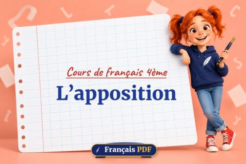 L’apposition : cours de français 4ème, illustration Français PDF