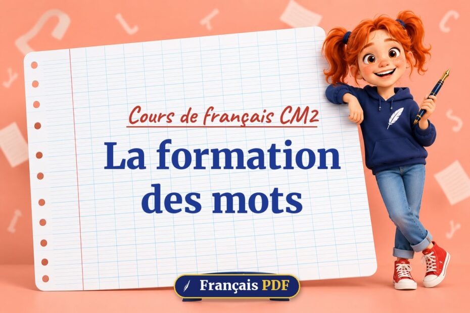 La formation des mots : cours de français cm2, illustration Français PDF