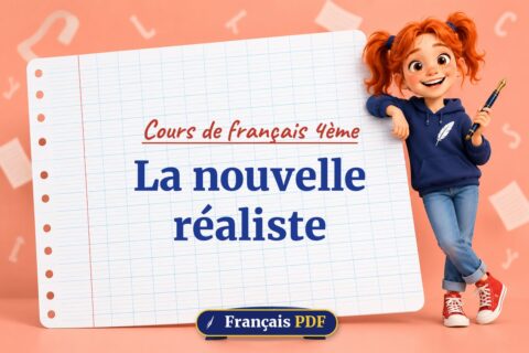 La nouvelle réaliste : cours de français 4ème, illustration Français PDF