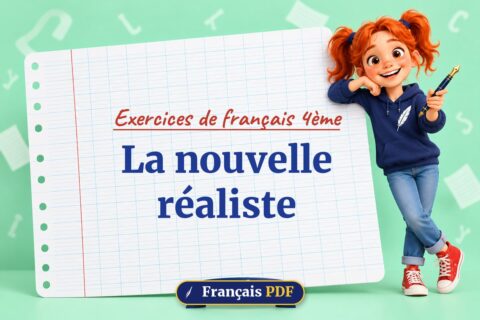 La nouvelle réaliste : exercices de français 4ème, illustration Français PDF