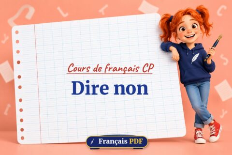 Dire non : cours de français cp, illustration Français PDF