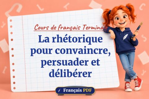 La rhétorique pour convaincre, persuader et délibérer : cours de français terminale, illustration Français PDF