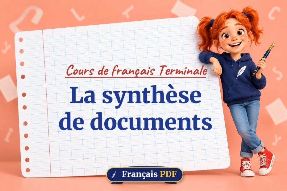La synthèse de documents : cours de français terminale, illustration Français PDF