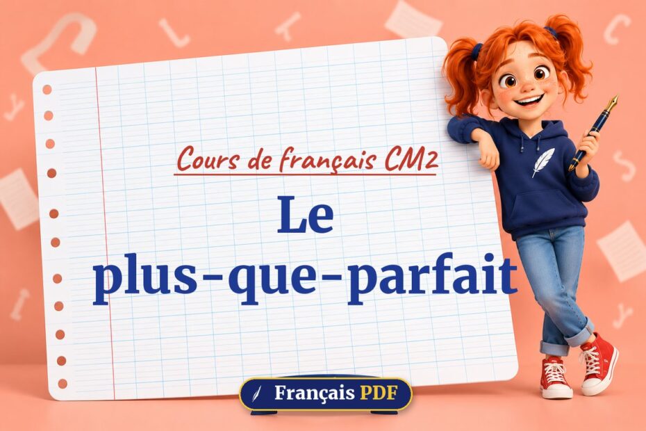 Le plus-que-parfait : cours de français cm2, illustration Français PDF