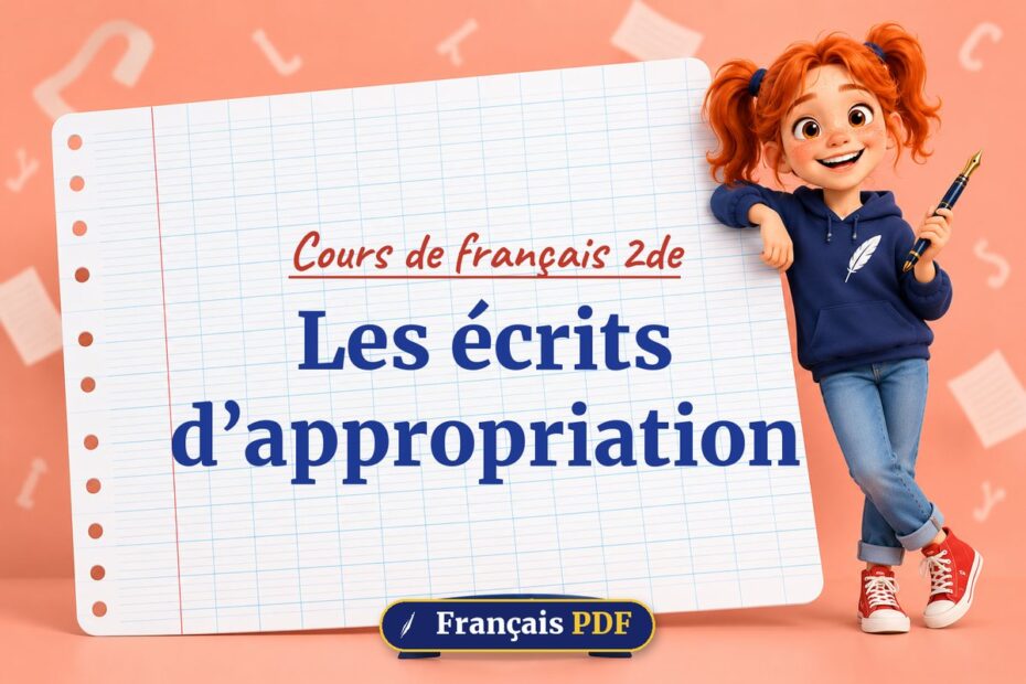 Les écrits d’appropriation : cours de français 2de, illustration Français PDF