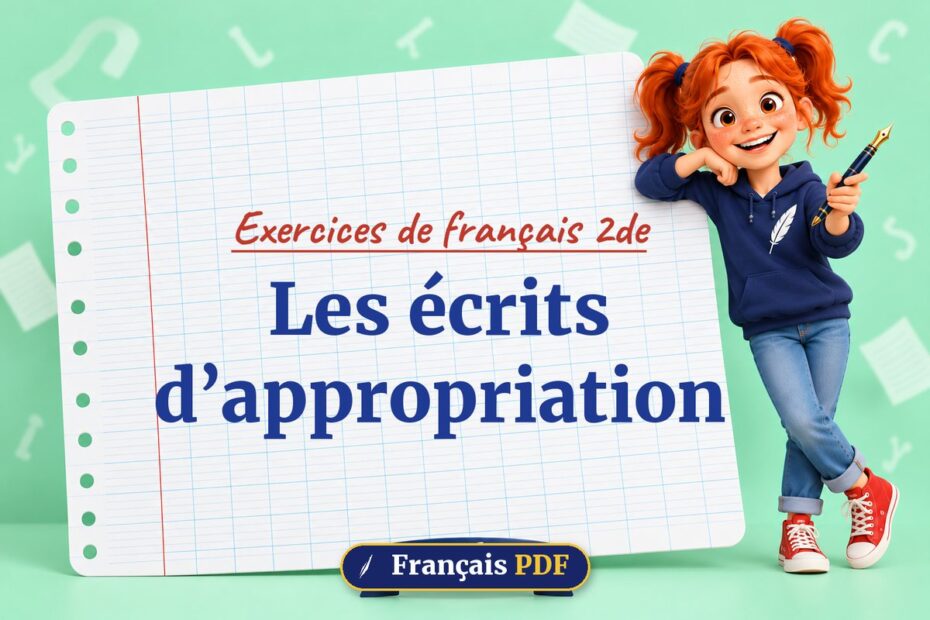 Les écrits d’appropriation : exercices de français 2de, illustration Français PDF