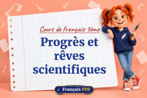 Progrès et rêves scientifiques : cours de français 3ème, illustration Français PDF