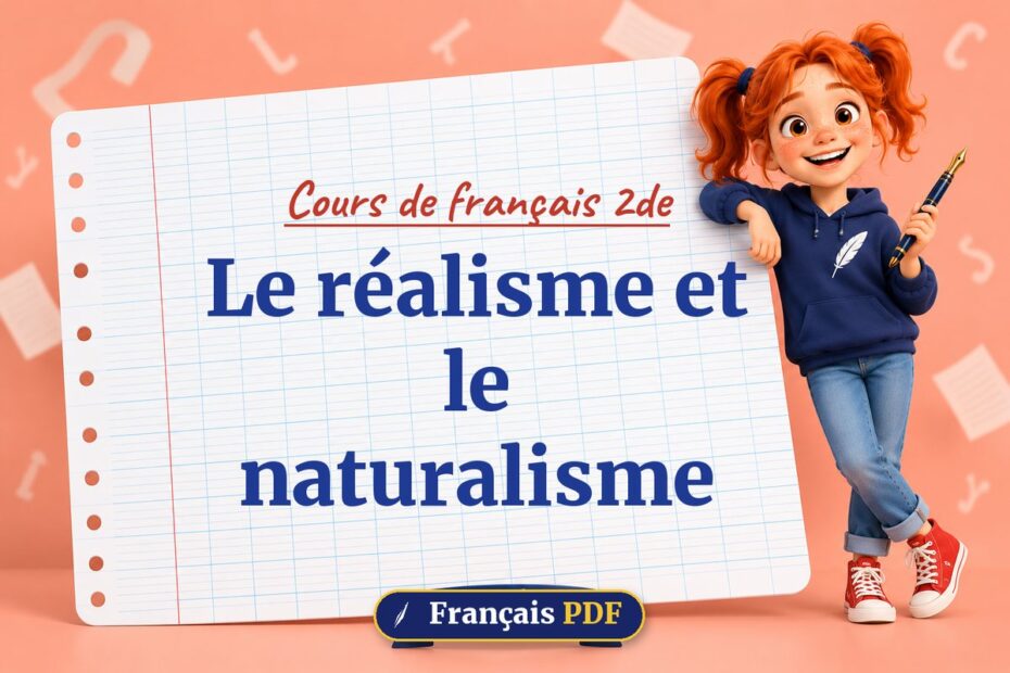 Le réalisme et le naturalisme : cours de français 2de, illustration Français PDF