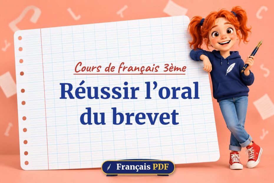 Réussir l’oral du brevet : cours de français 3ème, illustration Français PDF
