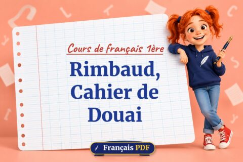 Rimbaud, Cahier de Douai : cours de français 1ère, illustration Français PDF